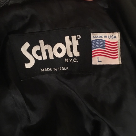 [ Schott NYC ] Men’s Genuine leather jacket - Picture 5 of 6